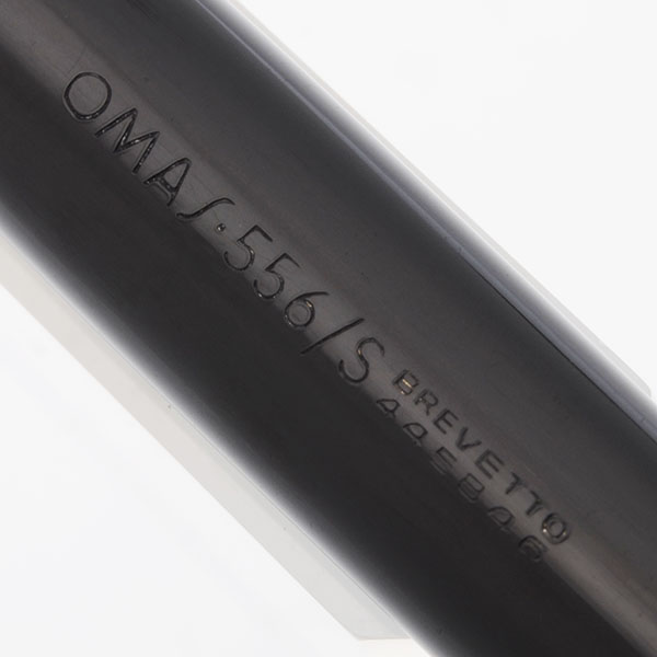 Omas Extra 556S Brevetto Fountain Pen (1950s) - Black w GP Cap